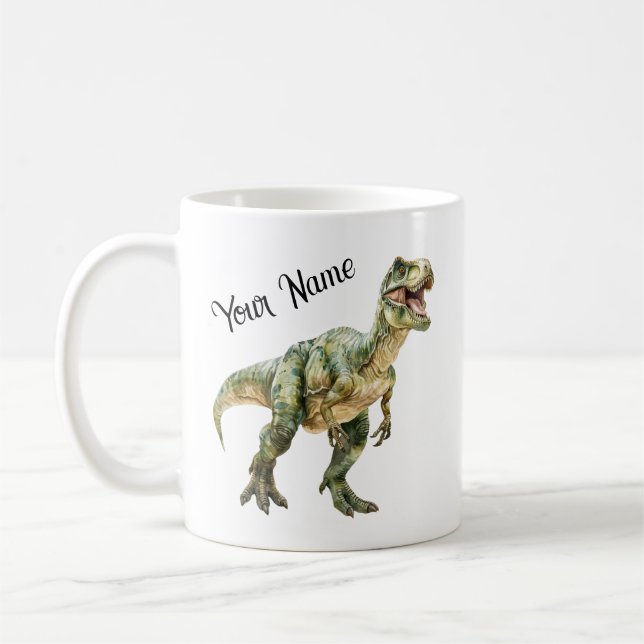 Taza De Café Mes de los dinosaurios | Café prehistórico diverti (Izquierda)
