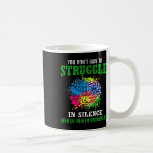 Taza De Café Mes de sensibilización sobre la salud Lucha contra