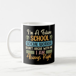 Taza De Café Mes de trabajo social divertido para trabajador so