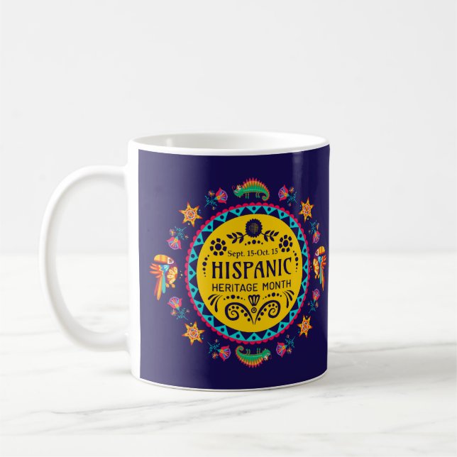 Taza De Café Mes del Patrimonio Hispano (Izquierda)