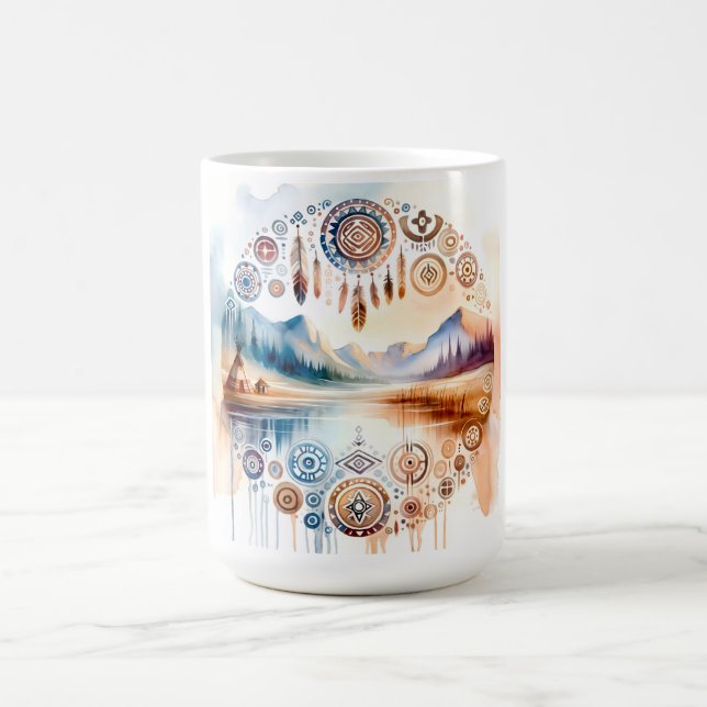 Taza De Café Mes del Patrimonio Nativo Estadounidense (Centro)