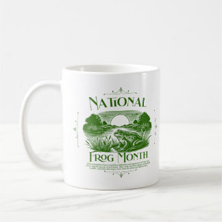Taza De Café Mes Nacional de la Rana