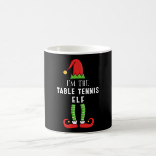 Taza De Café Mesa de Navidades de tenis elfo a juego regalo fam