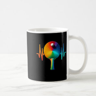 Taza De Café Mesa de ping pong pulso tenis de mesa latido del c