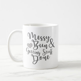 Taza De Café Messy bun