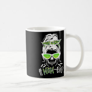 Taza De Café Messy Bun Zombie Mom Fun Halloween Costume Skull