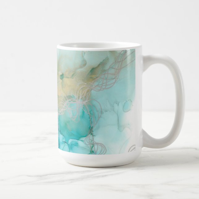 Taza De Café Metálicos entrelazados (Derecha)