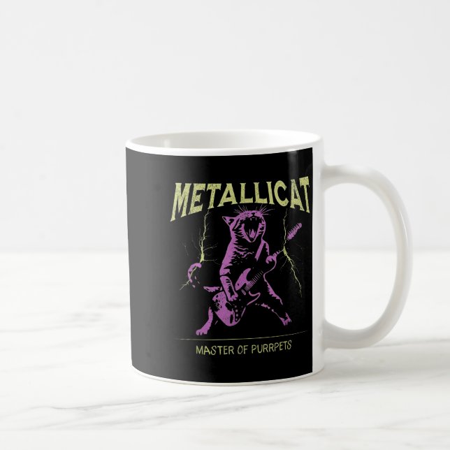 Taza De Café Metallicat Master Of Purrpets  (Derecha)