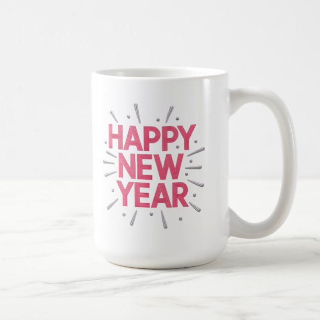 Taza De Café Metas de Año Nuevo (Derecha)