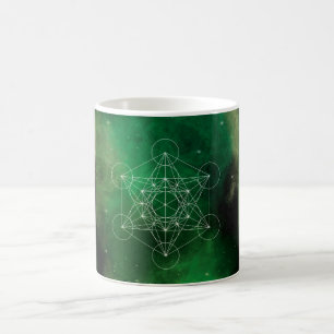 Taza De Café Metatrón, chakra, zen, geometría sagrada, ángel