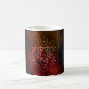 Taza De Café Metatron, chakra,zen,sacred geometric, angel