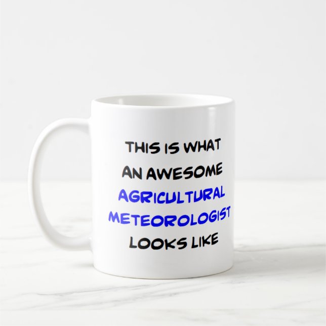 Taza De Café meteorólogo agrícola, increíble (Izquierda)