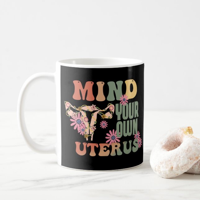 Taza De Café Métete En Su Propio Uterus (Con donut)