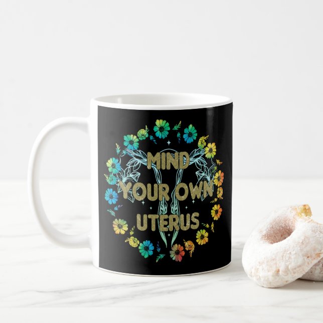 Taza De Café Métete En Su Propio Uterus (Con donut)