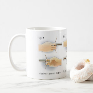 Taza De Café Métodos de dibujo arcos de Kyudo Archery Yumi Bow 