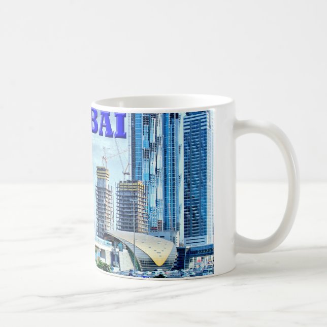 Taza De Café Metro de Dubai (Derecha)