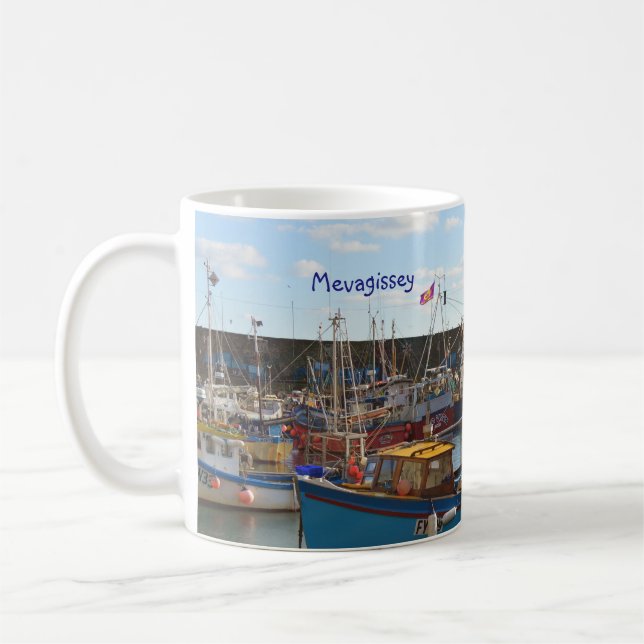 Taza De Café Mevagissey Cornualles Inglaterra (Izquierda)