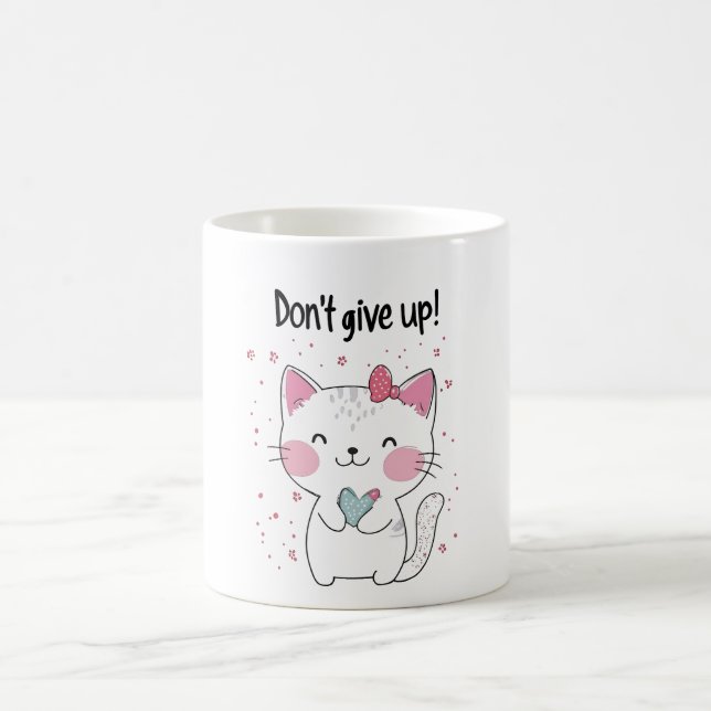 Taza De Café Mew te está animando. ¡No se rindan! (Centro)