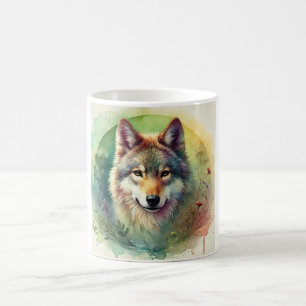 Taza De Café Mexican wolf 241024AREF131 - Watercolor