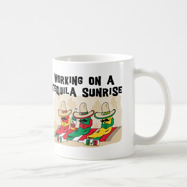 Taza de café mexicana divertida de la salida del (Derecha)