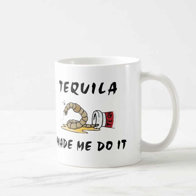 Taza de café mexicana divertida del Tequila (Derecha)