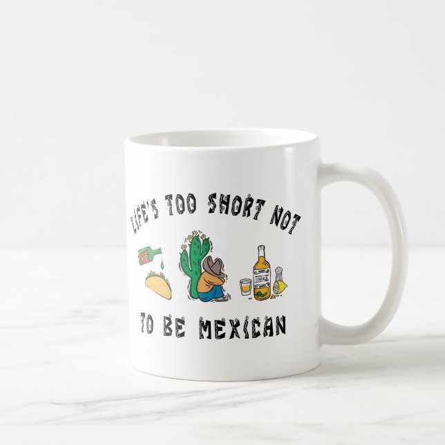Taza De Café Mexicano muy divertido (Derecha)