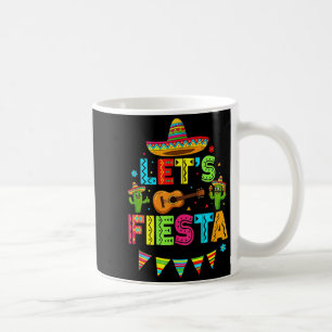 Taza De Café Mexicano Vamos Fiesta Lindo Cactus Música Divertid