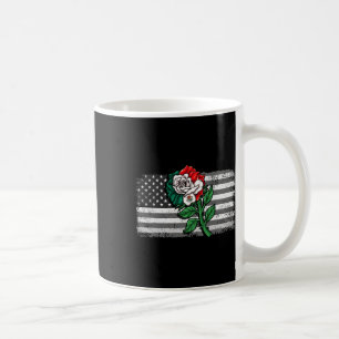 Taza De Café México Bandera Estadounidense Bandera Mexicana Ros