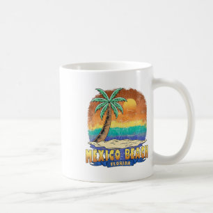 Taza De Café México Beach Florida Vintage Molress Souvenir