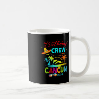 Taza De Café Mexico Cancun Birthday Boy Trip Vacation 2026 Matc