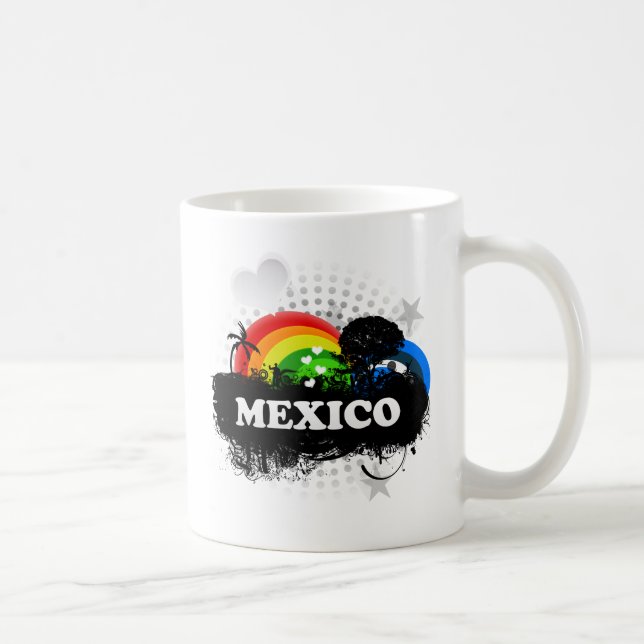 Taza De Café México con sabor a fruta lindo (Derecha)