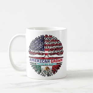 Taza De Café México Mexicano EEUU Americano USA Estados Unidos