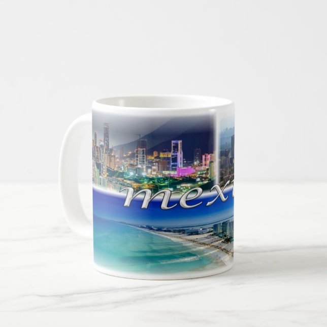 Taza De Café México MX - Monterrey - (Anverso izquierdo)