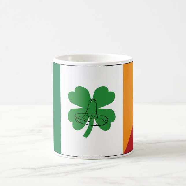 Taza De Café MexIrish_flag_Mug (Centro)