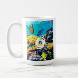 Taza De Café Mezcla de Aqua