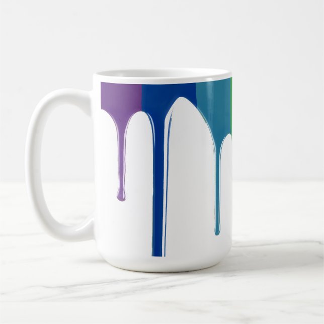 Taza De Café Mezcla de barro arco iris (Izquierda)