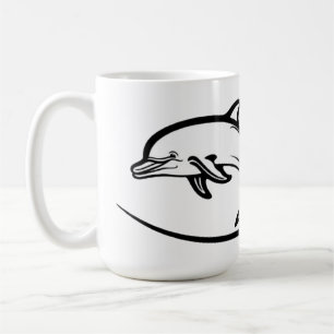 Taza De Café Mezcla de dos tonos para la amistad entre el coraz