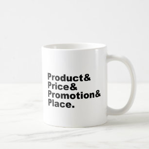 Taza De Café Mezcla de Marketing Producto Precio Promoción y