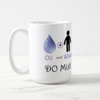 Taza De Café Mezcla de petróleo y agua