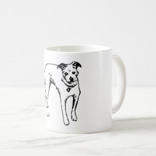 Taza De Café Mezcla de retrato de negrita y terrible