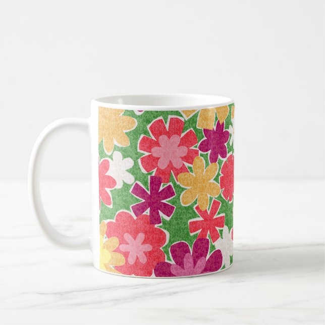Taza De Café Mezcla floral (Izquierda)