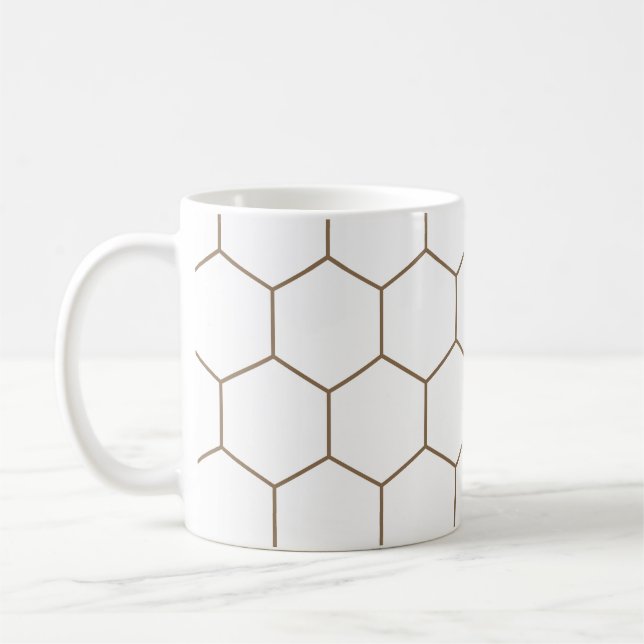 Taza De Café Mezcla geométrica y combina (Izquierda)