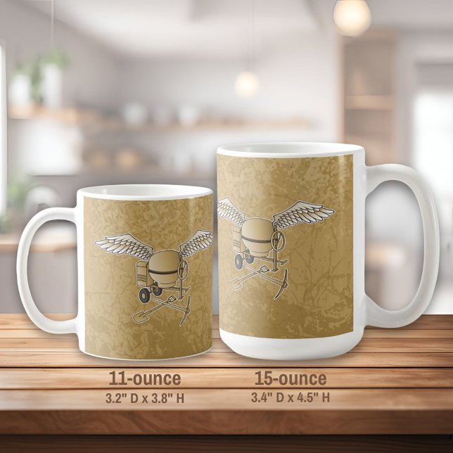 Taza De Café Mezclador de hormigón beige (Subido por el creador)