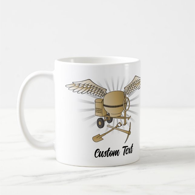 Taza De Café Mezclador de hormigón beige (Izquierda)