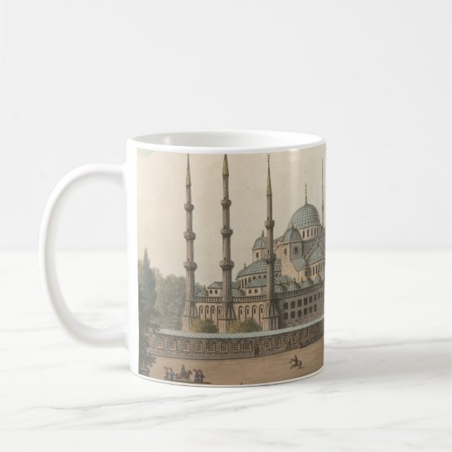 Taza De Café Mezquita Azul de Sultan Ahmed, Estambul, Turquía (Izquierda)