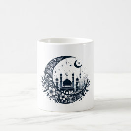 Taza De Café Mezquita de la Luna de Flor