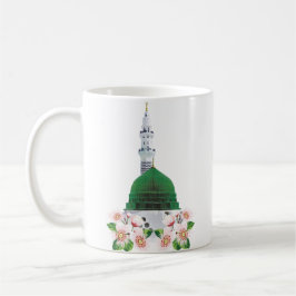 Taza De Café Mezquita del Profeta Domo Verde