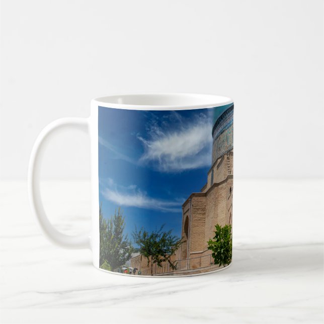 Taza De Café Mezquita Kok Gumbaz, complejo conmemorativo Dorut  (Izquierda)