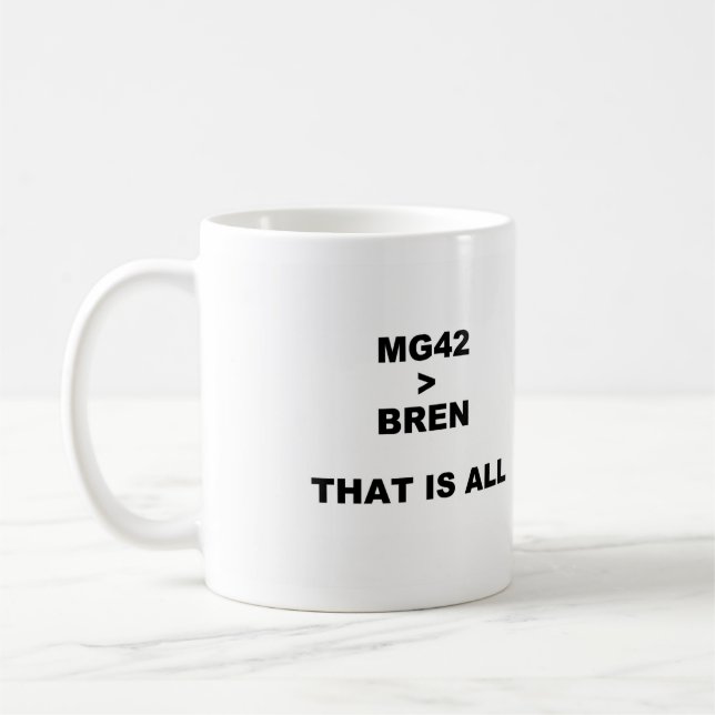 Taza De Café MG42 mug (Izquierda)