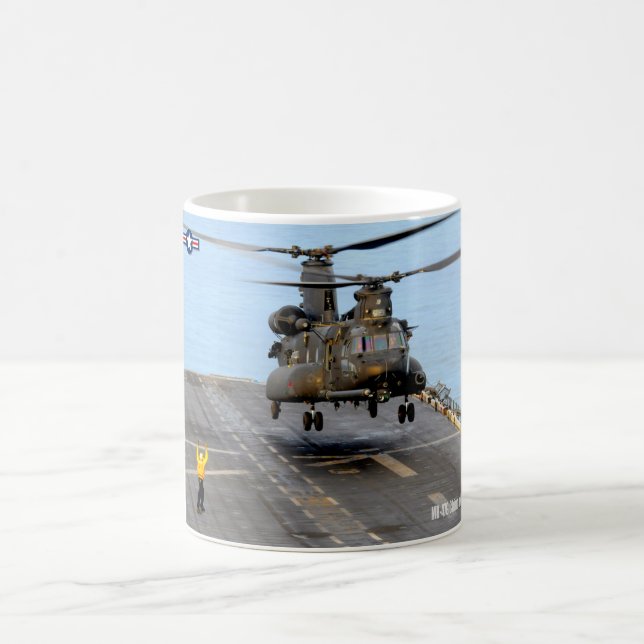 TAZA DE CAFÉ MH-47G CHINOOK (Centro)